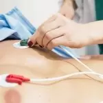 Personal Injury Causing ECG electrodes on the patient